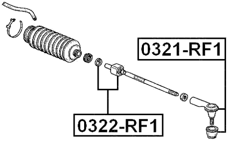 0322-RF1 - STEERING TIE ROD
