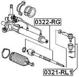 0322-RG - STEERING TIE ROD