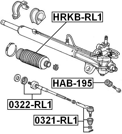 0322-RL1 - STEERING TIE ROD