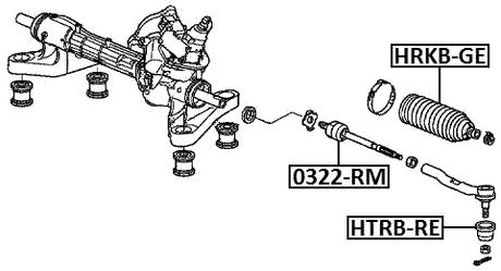 0322-RM - STEERING TIE ROD