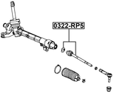 0322-RP5 - STEERING TIE ROD