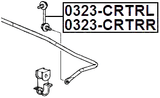 0323-CRTRR - REAR RIGHT STABILIZER LINK