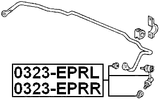 0323-EPRR - REAR RIGHT STABILIZER LINK