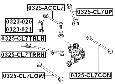 0325-CL7CON - REAR TRANSVERSE LINK