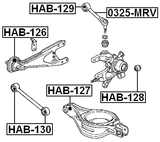 0325-MRV - REAR UPPER TRANSVERSE LINK