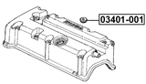 03401-001 - HEAD COVER BOLT SEAL WASHER