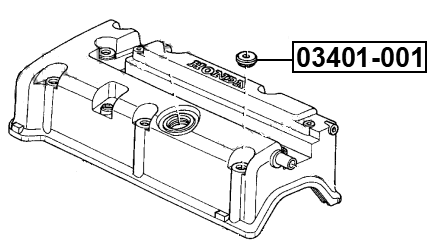 03401-001 - HEAD COVER BOLT SEAL WASHER