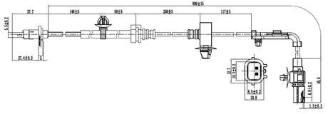 03606-002 - ABS SENSOR FRONT RIGHT