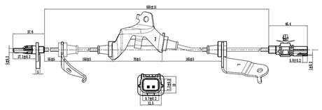 03606-003 - ABS SENSOR FRONT LEFT