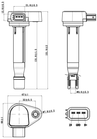 03640-004 - IGNITION COIL