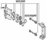 0374-YF4UPF - FRONT CALIPER SLIDE PIN