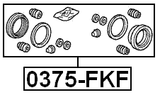 0375-FKF - FRONT BRAKE CALIPER REPAIR KIT (SET FOR TWO SIDES)
