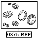 0375-REF - FRONT BRAKE CALIPER REPAIR KIT (SET FOR ONE SIDE)
