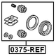 0375-REF - FRONT BRAKE CALIPER REPAIR KIT (SET FOR ONE SIDE)