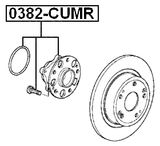 0382-CUMR - REAR WHEEL HUB