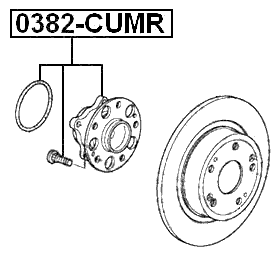 0382-CUMR - REAR WHEEL HUB