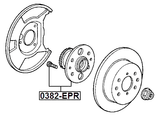 0382-EPR - REAR WHEEL HUB