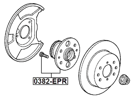 0382-EPR - REAR WHEEL HUB