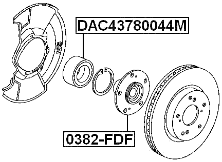 0382-FDF - FRONT WHEEL HUB