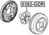 0382-GDR - REAR WHEEL HUB
