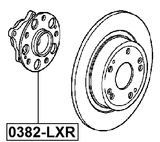 0382-LXR - REAR WHEEL HUB