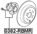 0382-RBMR - REAR WHEEL HUB