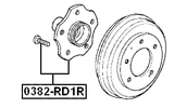 0382-RD1R - REAR WHEEL HUB