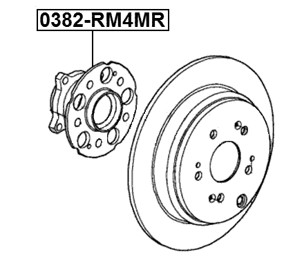 0382-RM4MR - REAR WHEEL HUB