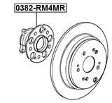 0382-RM4MR - REAR WHEEL HUB