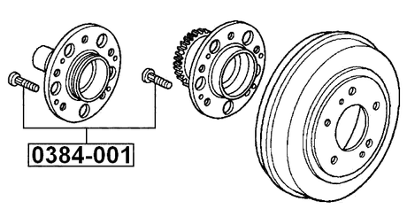 0384-001 - WHEEL STUD
