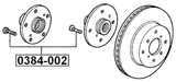 0384-002 - WHEEL STUD