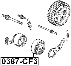 0387-CF3 - TENSION PULLEY