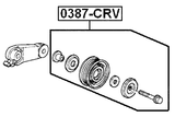 0387-CRV - PULLEY TENSIONER KIT