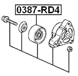 0387-RD4 - TENSION PULLEY