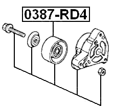 0387-RD4 - TENSION PULLEY