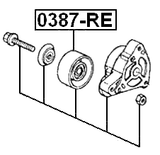 0387-RE - TENSION PULLEY