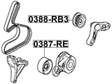 0388-RB3 - PULLEY IDLER