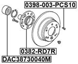 0398-003-PCS10 - BOLT PCS10