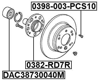 0398-003-PCS10 - BOLT PCS10
