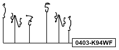 0403-K94WF - DISC BRAKE CLIP SET