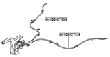 04100-CYLH - PARKING BRAKE CABLE, LEFT