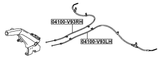 04100-V93RH - PARKING BRAKE CABLE, RIGHT