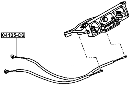 04105-CS - HEATER CONTROL CABLE