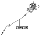 04106-GF - TRANSMISSION GEAR CHANGE CABLE