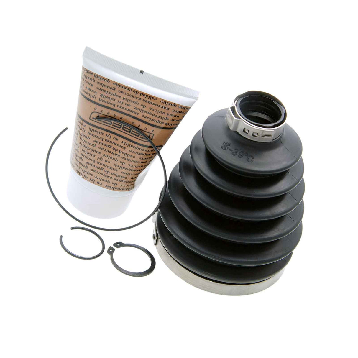 0417P-KB4 - BOOT OUTER CV JOINT KIT PVC 86X123X26.5 Rubber Parts, Cv Joint Boots