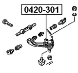 0420-301 - BALL JOINT FRONT UPPER ARM