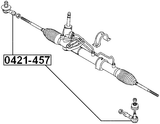 0421-457 - STEERING TIE ROD END