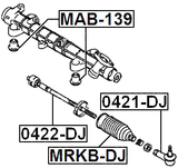 0422-DJ - STEERING TIE ROD