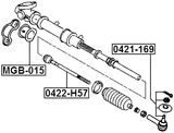 0422-H57 - STEERING TIE ROD