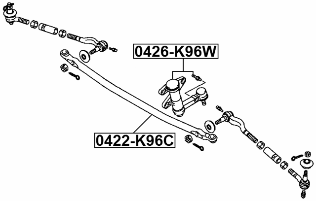 0422-K96C - STEERING TIE ROD